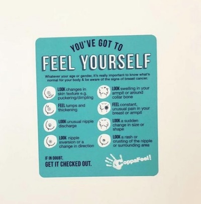 Graphic for Get clued up on breast cancer secton